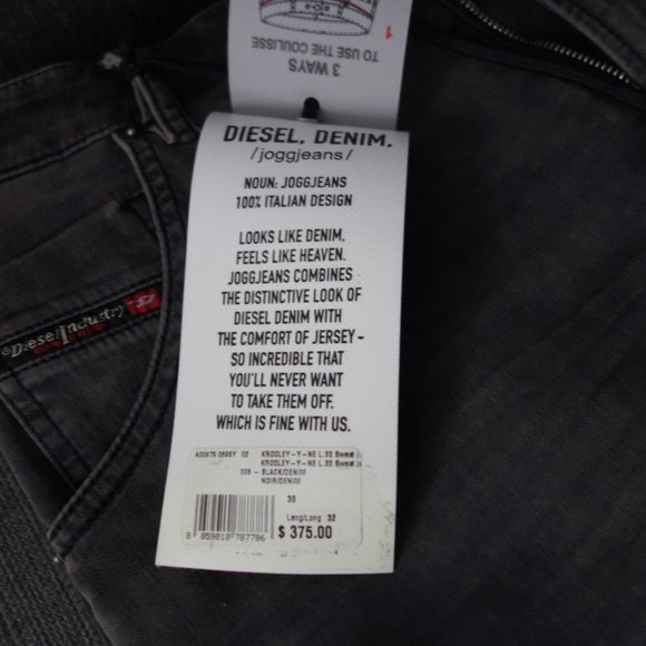 Diesel Krooley Taper Jogg Jeans W30 L32 069SY STRETCH - Picture 4 of 12